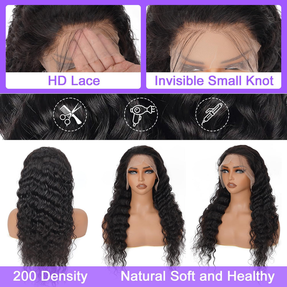 CITY GIRL lace-front wig cap with adjustable straps and four combs for comfort