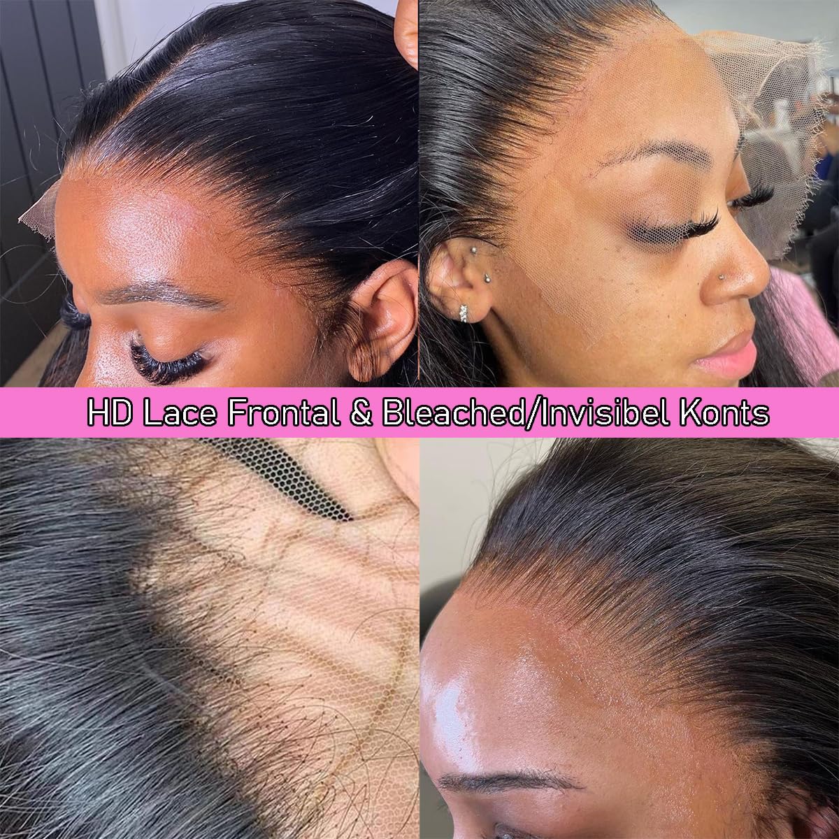 CITY GIRL transparent Swiss lace wig blends naturally with skin