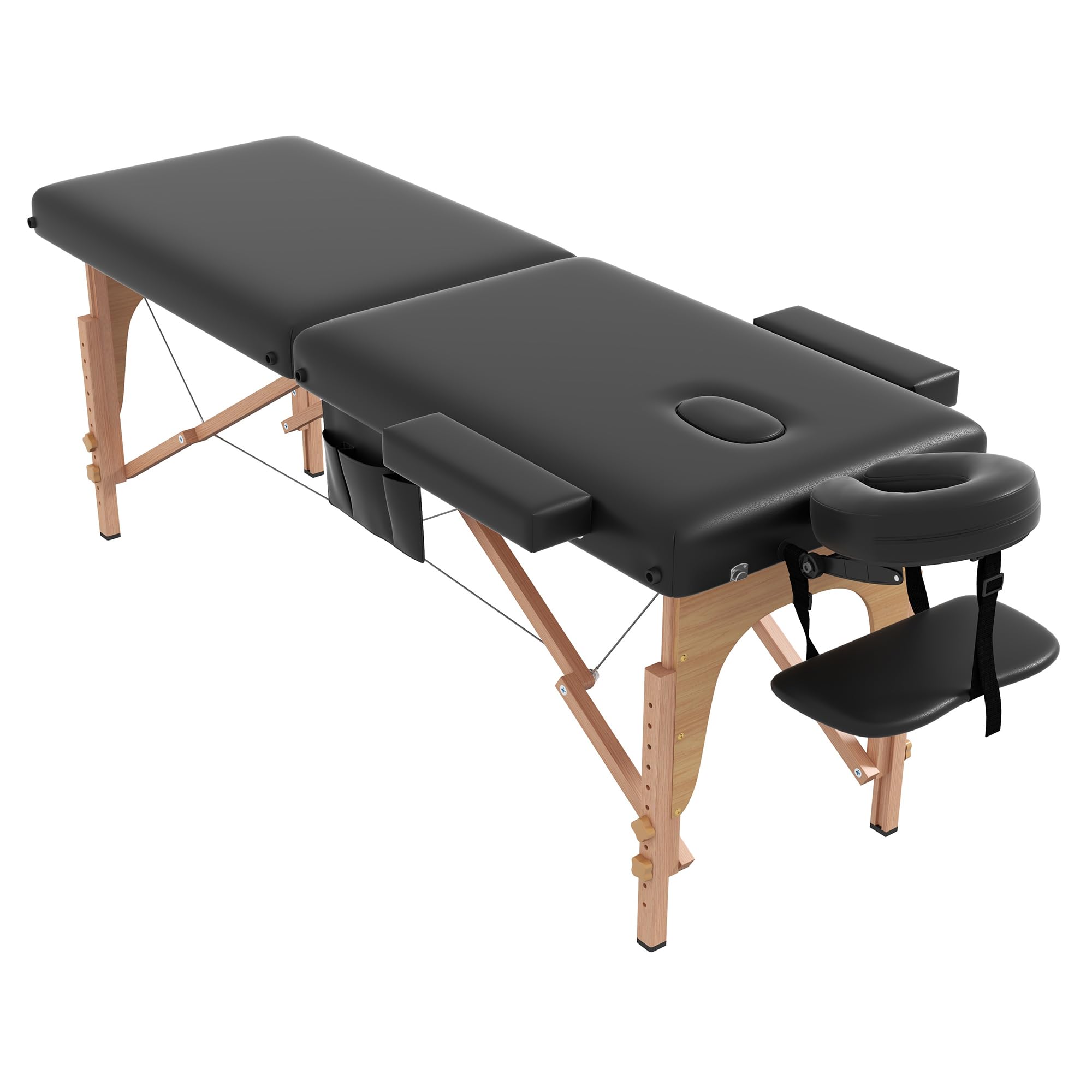 Civama massage-table-folded-compact enables easy transport for on-the-go sessions.
