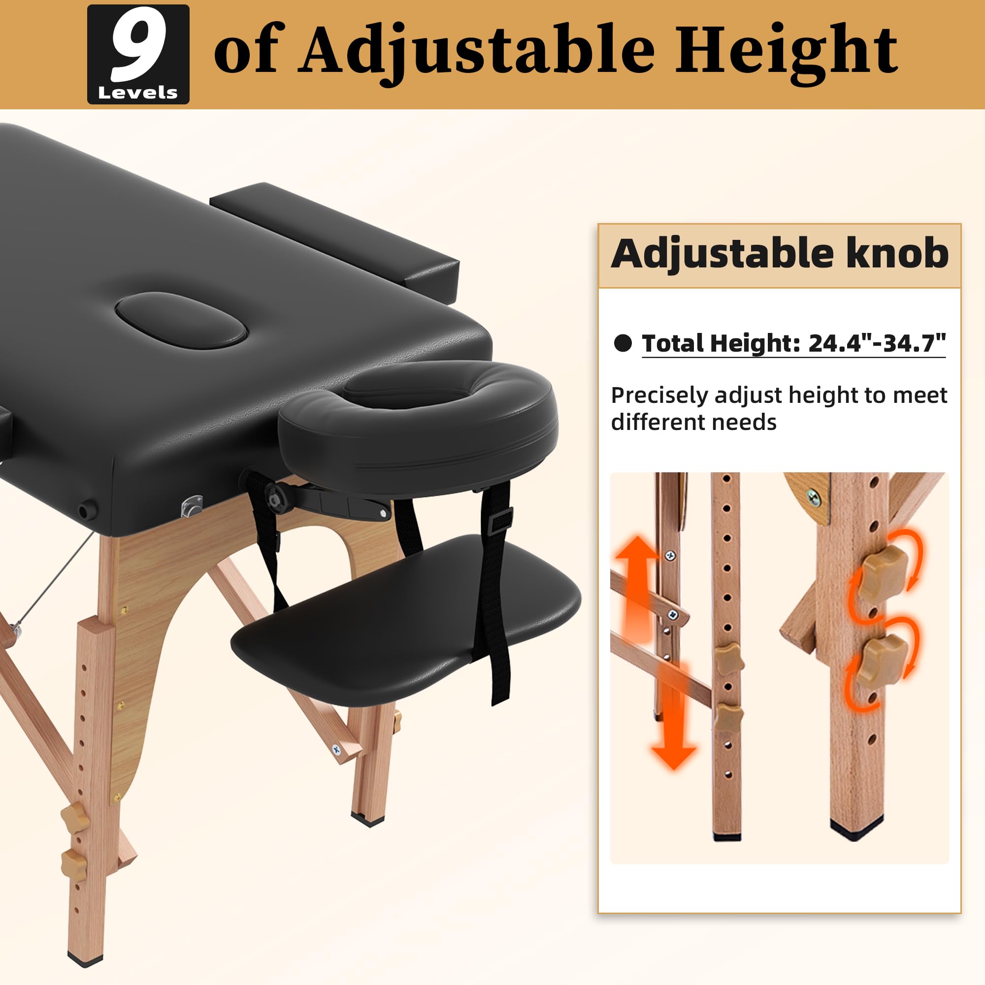 Civama-wooden-frame-sturdy offers durable support for clients during treatment.