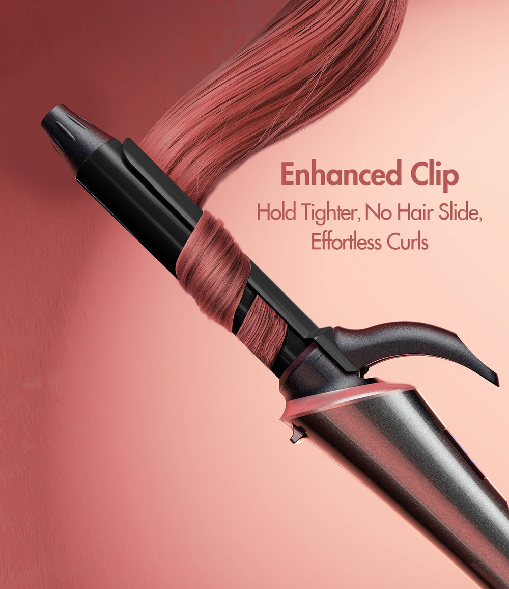 CIVEYA lightweight 10-ounce curling iron for easy packing and handling