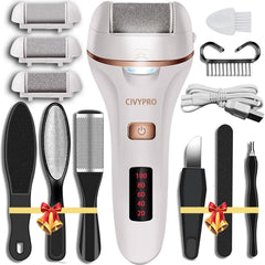 CIVYPRO electric foot file charging cable for easy cordless setup and use
