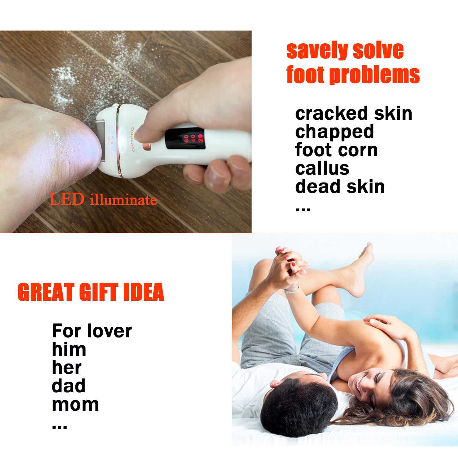 CIVYPRO gift-ready packaging highlights a thoughtful foot care gift