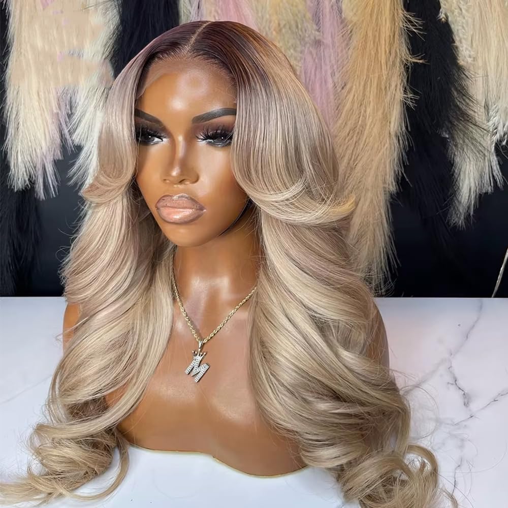 CIYOO hd transparent lace front with bleached knots for natural scalp look
