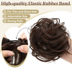 CJL HAIR high bun look enables quick, neat updo for busy mornings