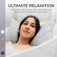 Claessonliving quick-drying fabric keeps the pillow fresh between uses.