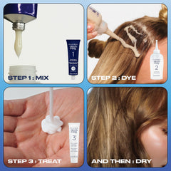 Clairol Nice'n Easy color formula showing rich tones and highlights
