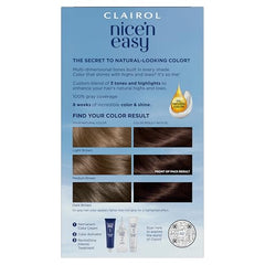 Clairol Nice'n Easy gloves protecting hands during color use