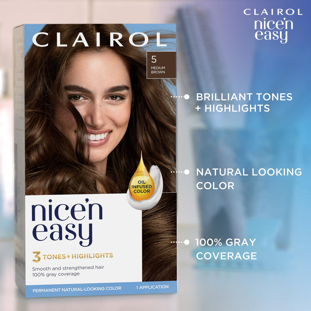 Clairol Nice'n Easy rinse and gloss for shine after color