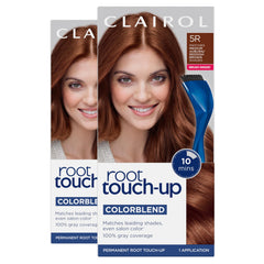 Clairol Root Touch-Up 5R mix bowl for quick at-home color prep