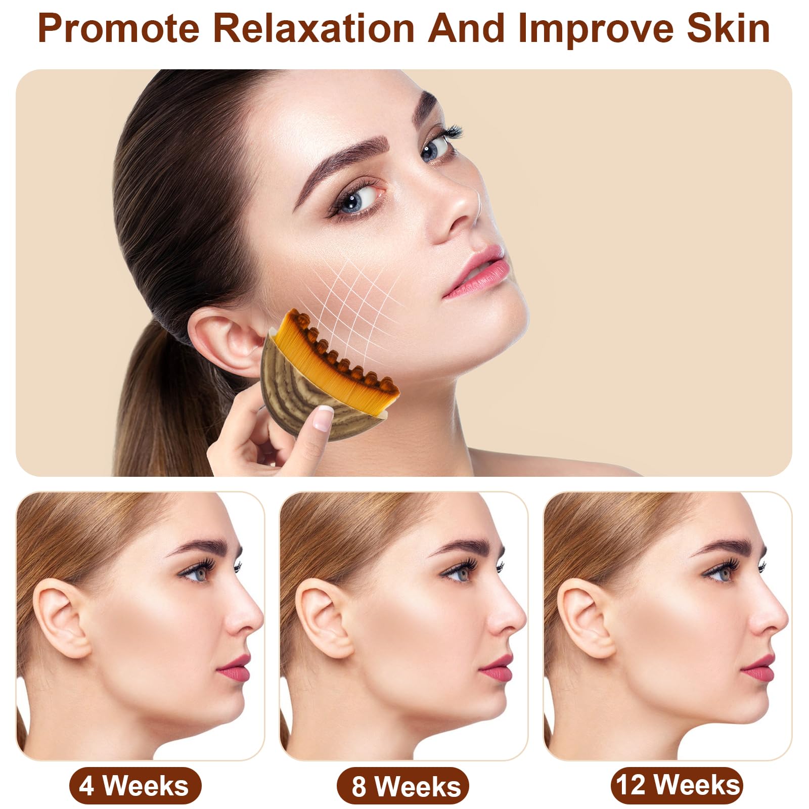 Clapery Lymphatic Contour Face Brush skin-sensitivity image suitable for sensitive skin.