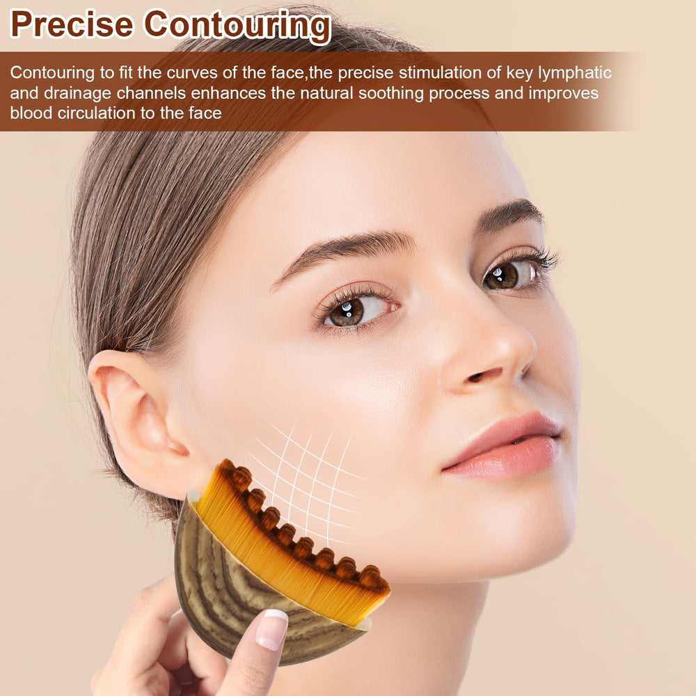 Clapery Lymphatic Contour Face Brush spa-treatment vibe image for home sessions.