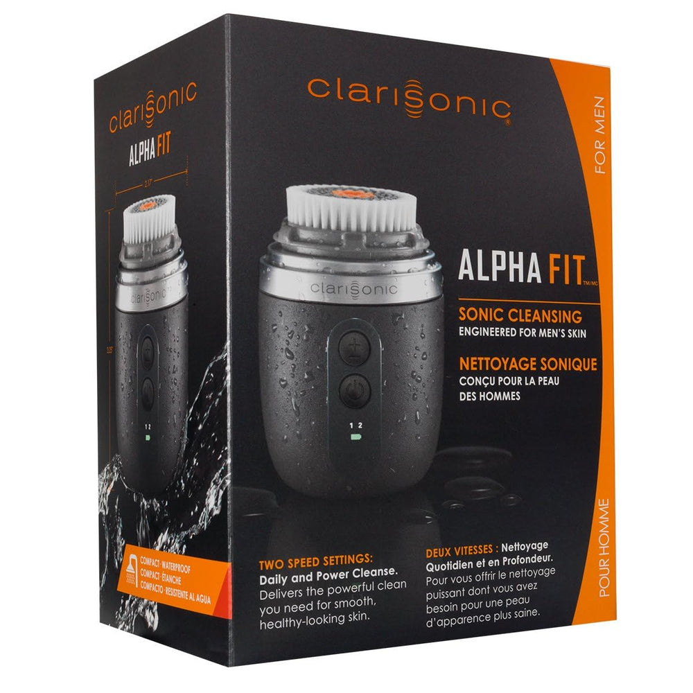 Close-up of Clarisonic Alpha FIT bristles for thorough cleansing around the jawline.