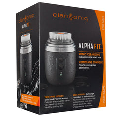Close-up of Clarisonic Alpha FIT bristles for thorough cleansing around the jawline.