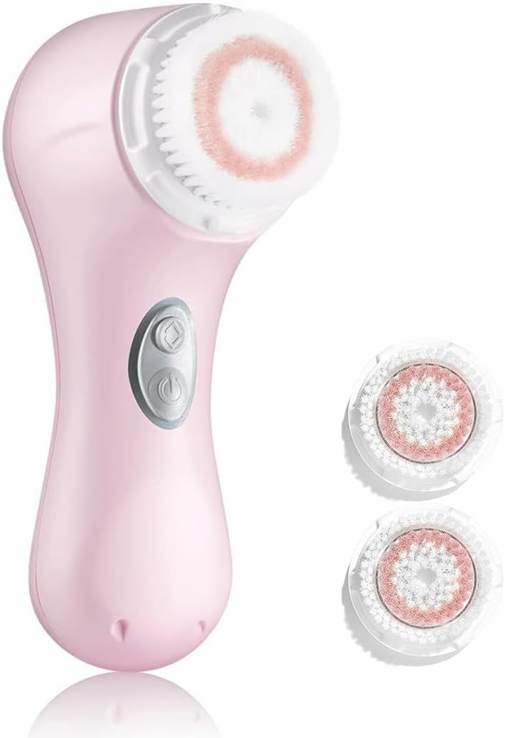 Clarisonic cleansing system pink front view for daily skin care.