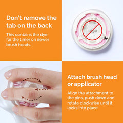 Clarisonic Deep Pore brush head for Smart Profile Uplift demonstrates seamless pore cleansing.