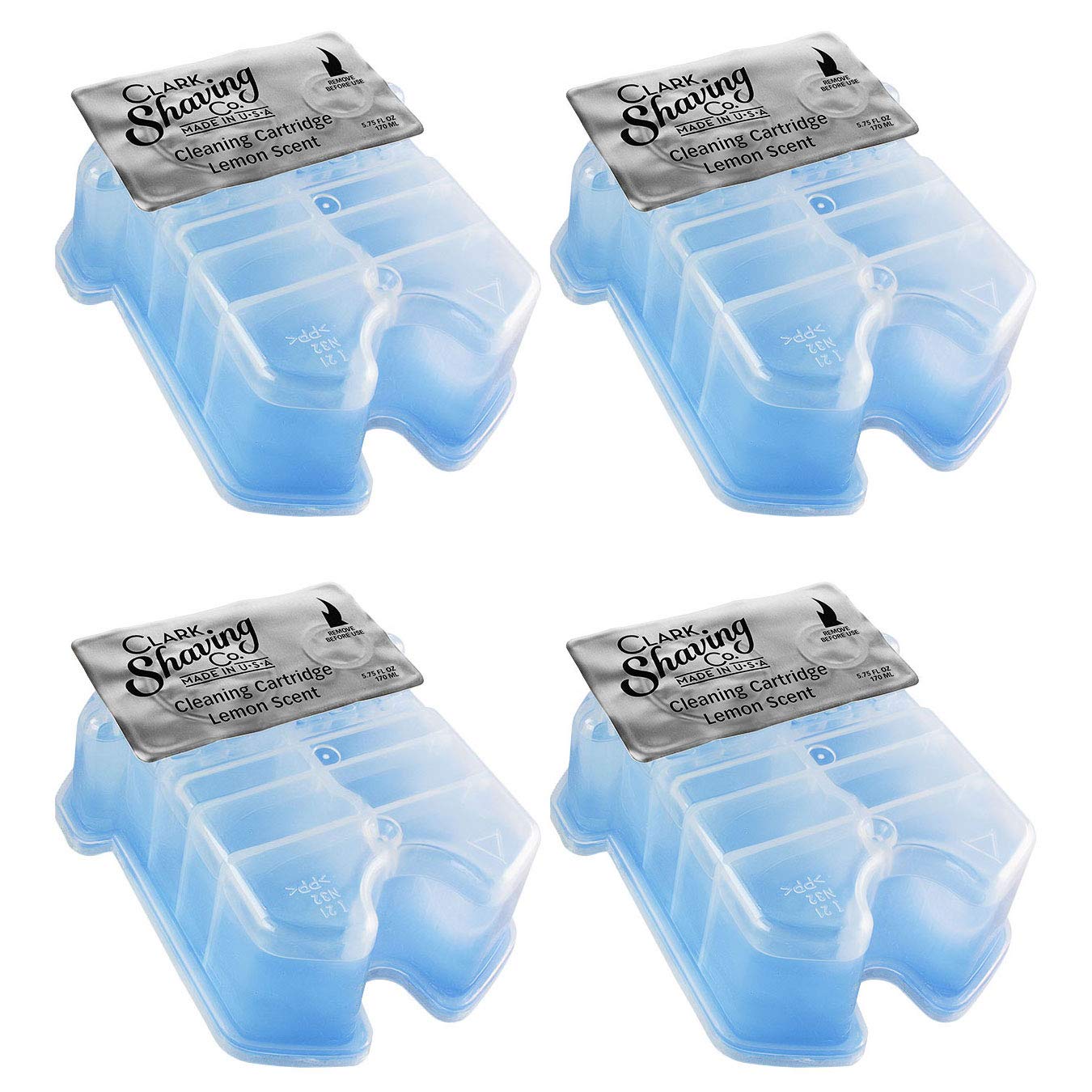 Clark Shaving Co. Braun CCR refill cartridges deliver lemon-fresh cleaning for a smooth, comfortable shave.