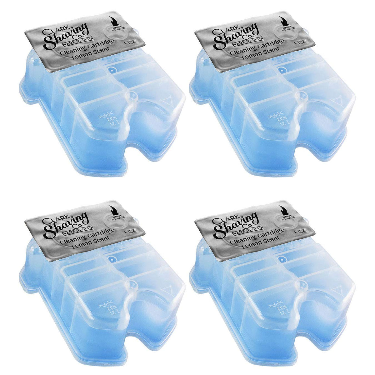 Clark Shaving Co. Braun CCR refill cartridges deliver lemon-fresh cleaning for a smooth, comfortable shave.