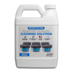 Clark Shaving Co. shaver cleaner pour for Quick Clean Pod—easy maintenance.