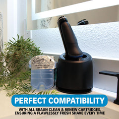 Clark Shaving Co. year-supply concept demonstrates long-lasting razor maintenance