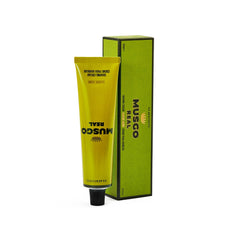 Claus Porto Musgo Real shaving cream lather for a smooth, comfortable shave.