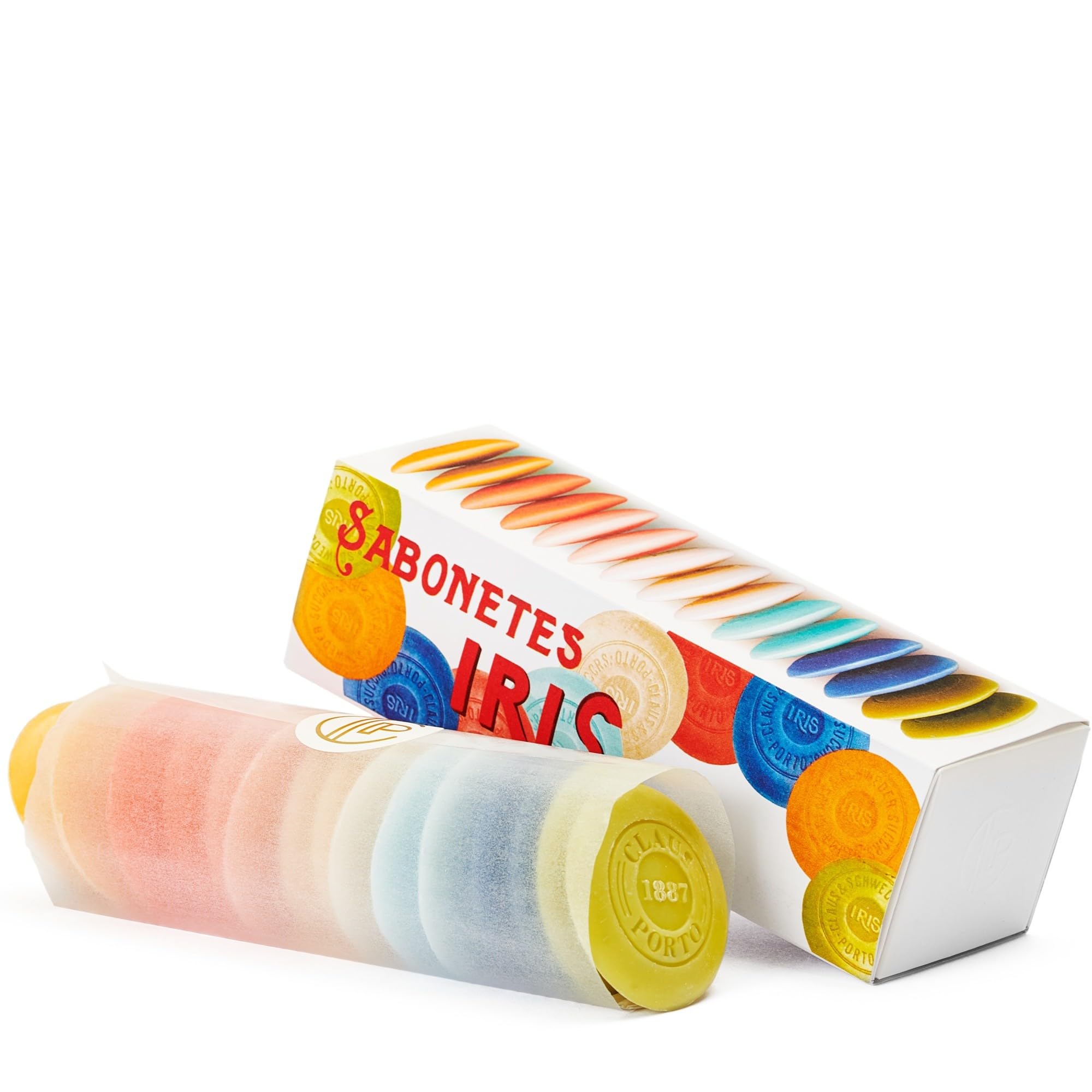 Claus Porto Iris Guest Soap Box assortment reveals variety for guests, elevating everyday hand washing.