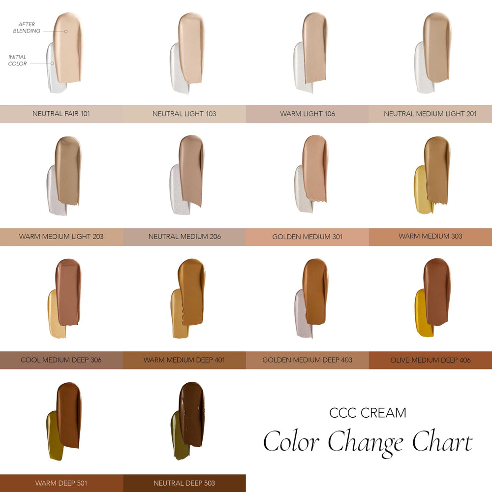 CLE Cosmetics CCC Cream 1 fl oz bottle in hand emphasizing lightweight daily wear