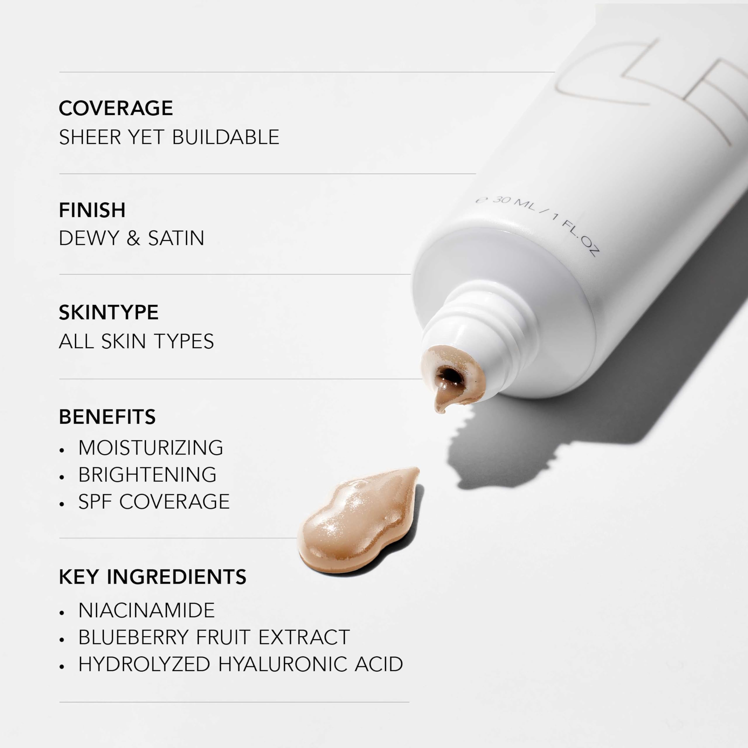 CLE Cosmetics CCC Cream satin finish blended with fingers for soft radiance.