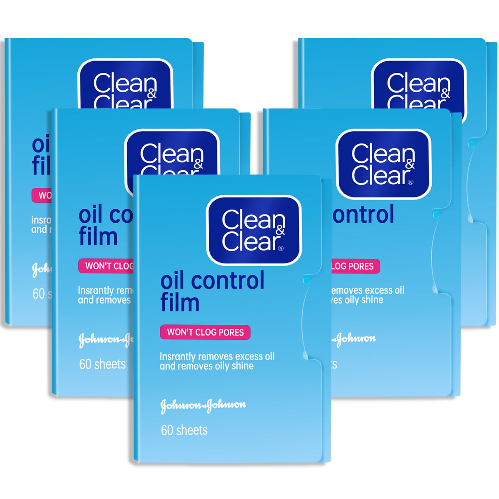 Discreet use of Clean & Clear oil-control film for rapid refresh throughout the day.