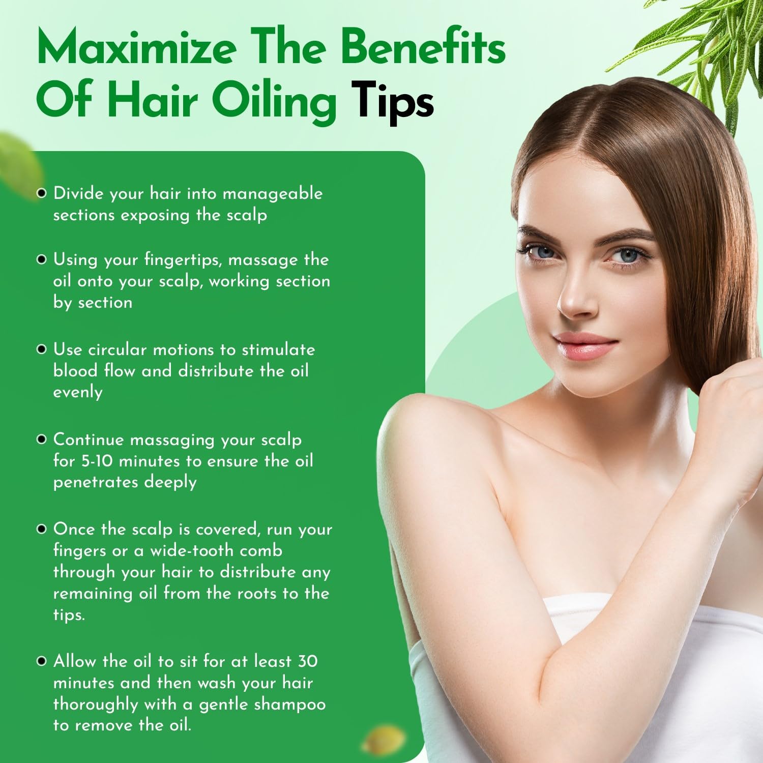 Clean Beauty Rosemary Hair Oil pumpkin seed oil detail suggests rich conditioning.