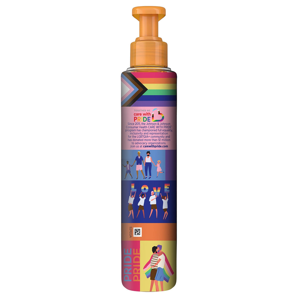 Clean & Clear Morning Burst Pride edition label signals donation support.