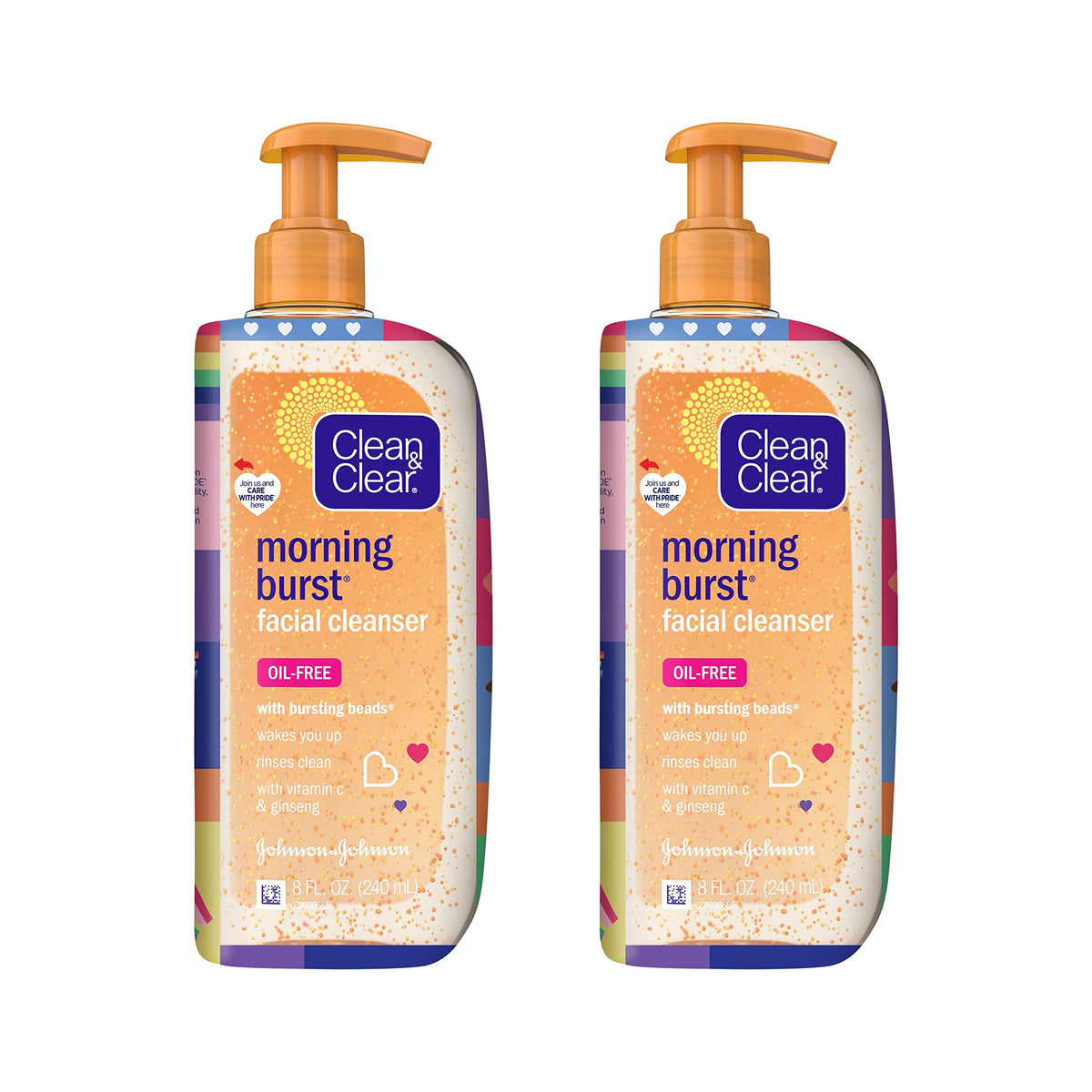 Clean & Clear Morning Burst Pride packaging on shelf signals inclusive care.
