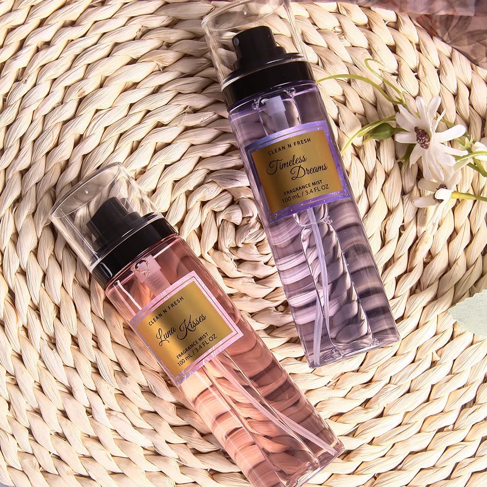 Clean-n-Fresh Sunset Poems mist application offers cozy, inviting fragrance throughout the day.