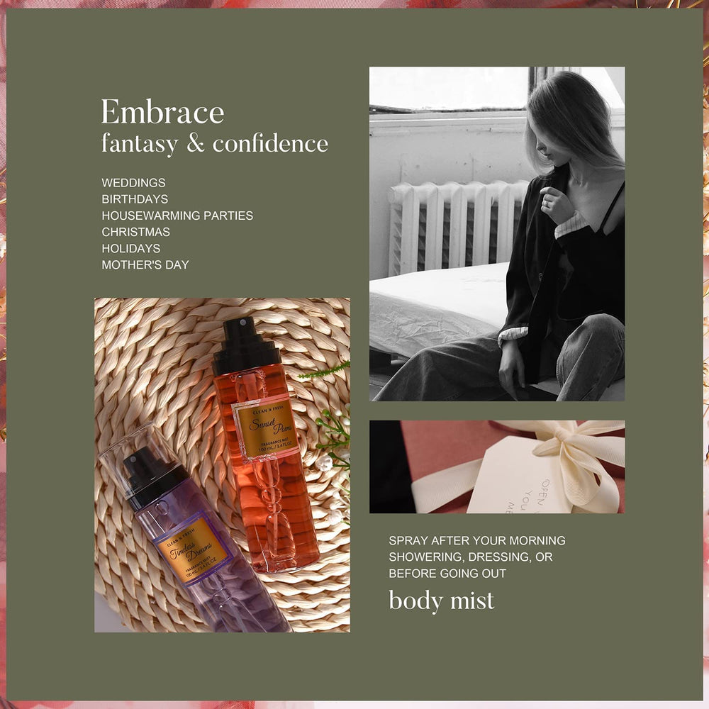 Clean-n-Fresh timeless dreams close-up emphasizes cherry blossom and jasmine romance.