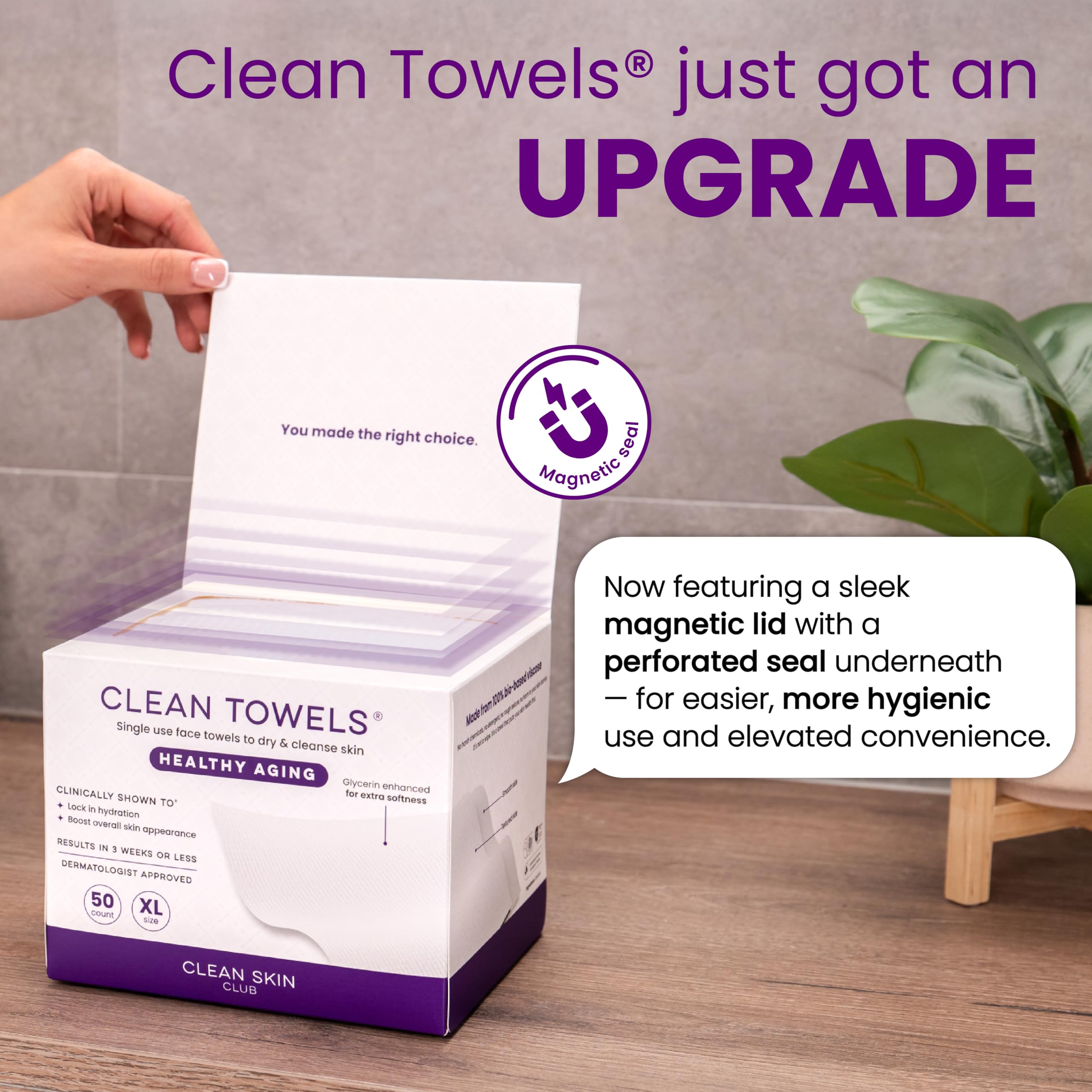 Clean Skin Club 75% firmer-looking skin in user surveys