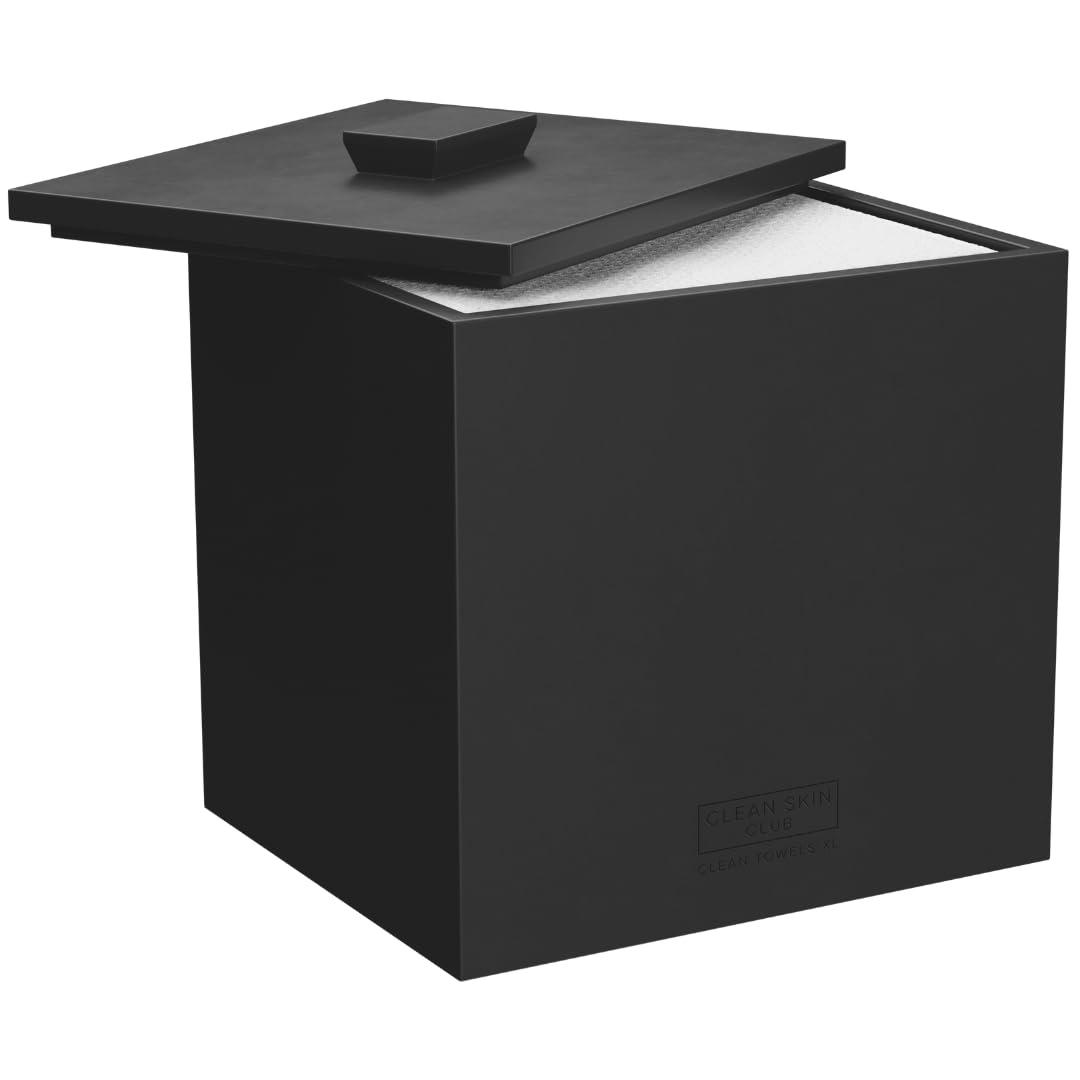 CLEAN SKIN CLUB cement box front view for stable bathroom storage