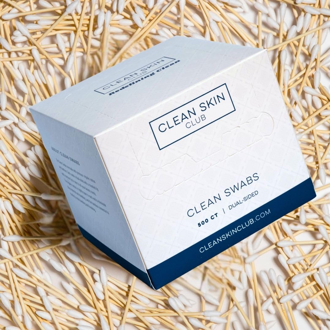Clean Skin Club Clean Swabs bamboo connector provides sturdy construction for repeated use.
