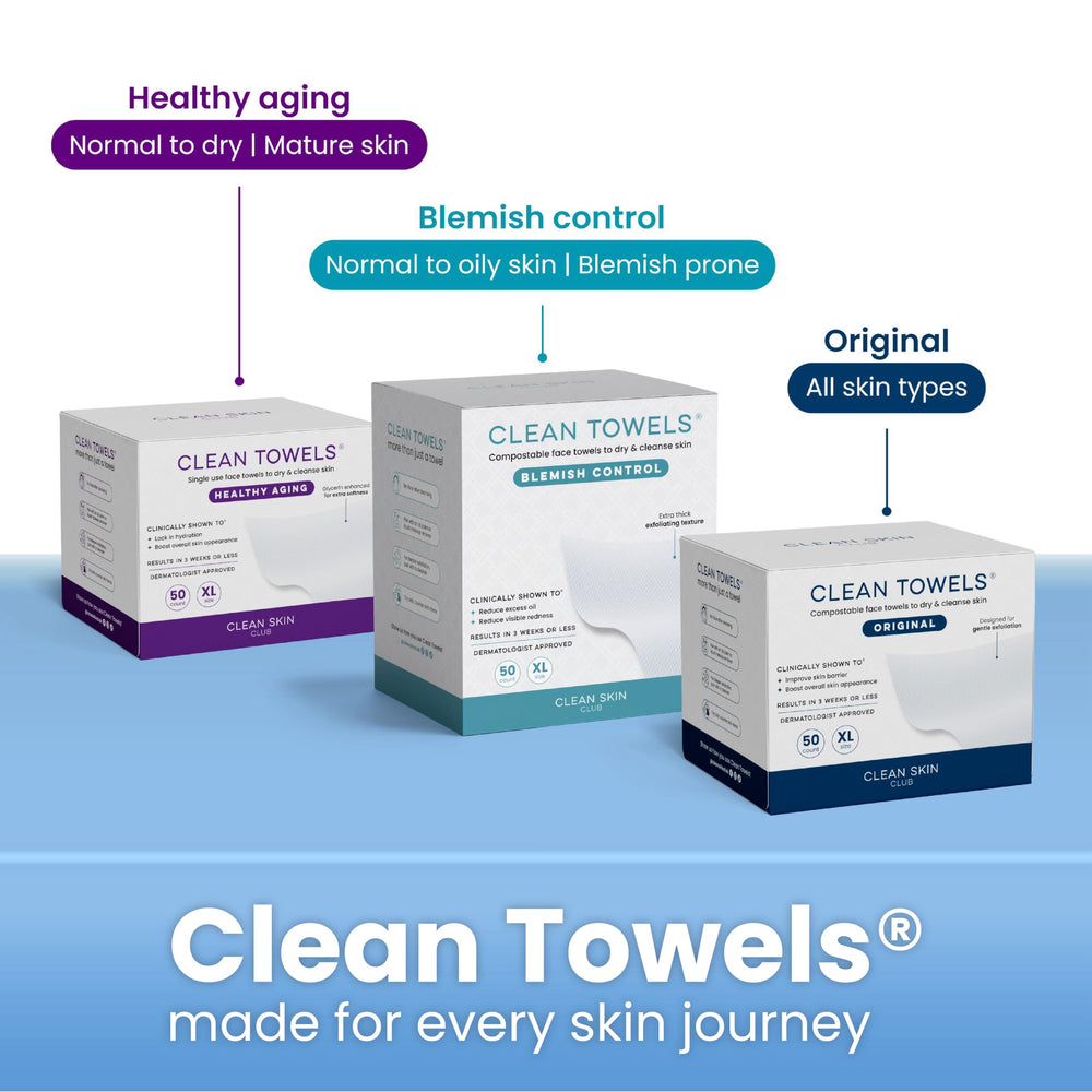 Clean Skin Club Clean Swabs hypoallergenic and chlorine-free for sensitive skin routines.