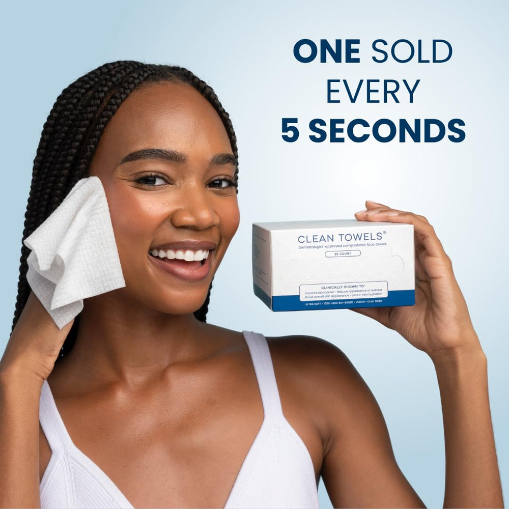 Clean Skin Club Clean Towels makeup-remover option offers dry, residue-free touch-ups.