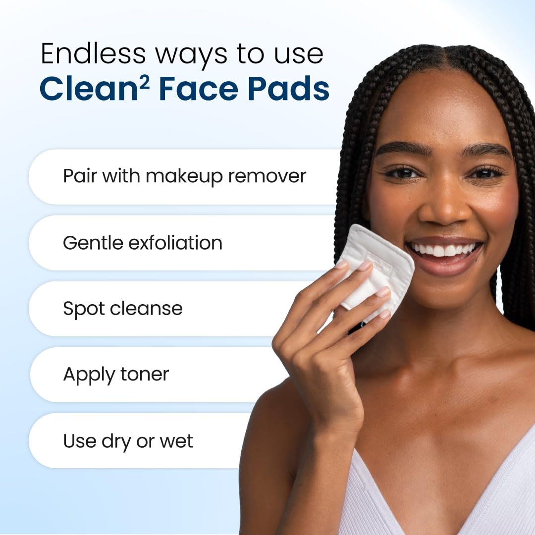 Clean Skin Club Clean² Pads no shedding design reduces fuzz