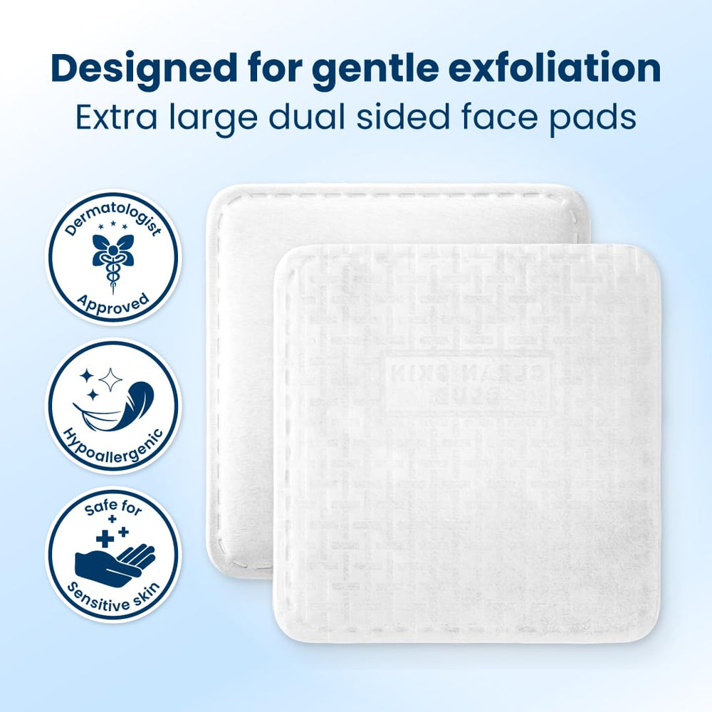 Clean Skin Club Clean² Pads textured side for exfoliation