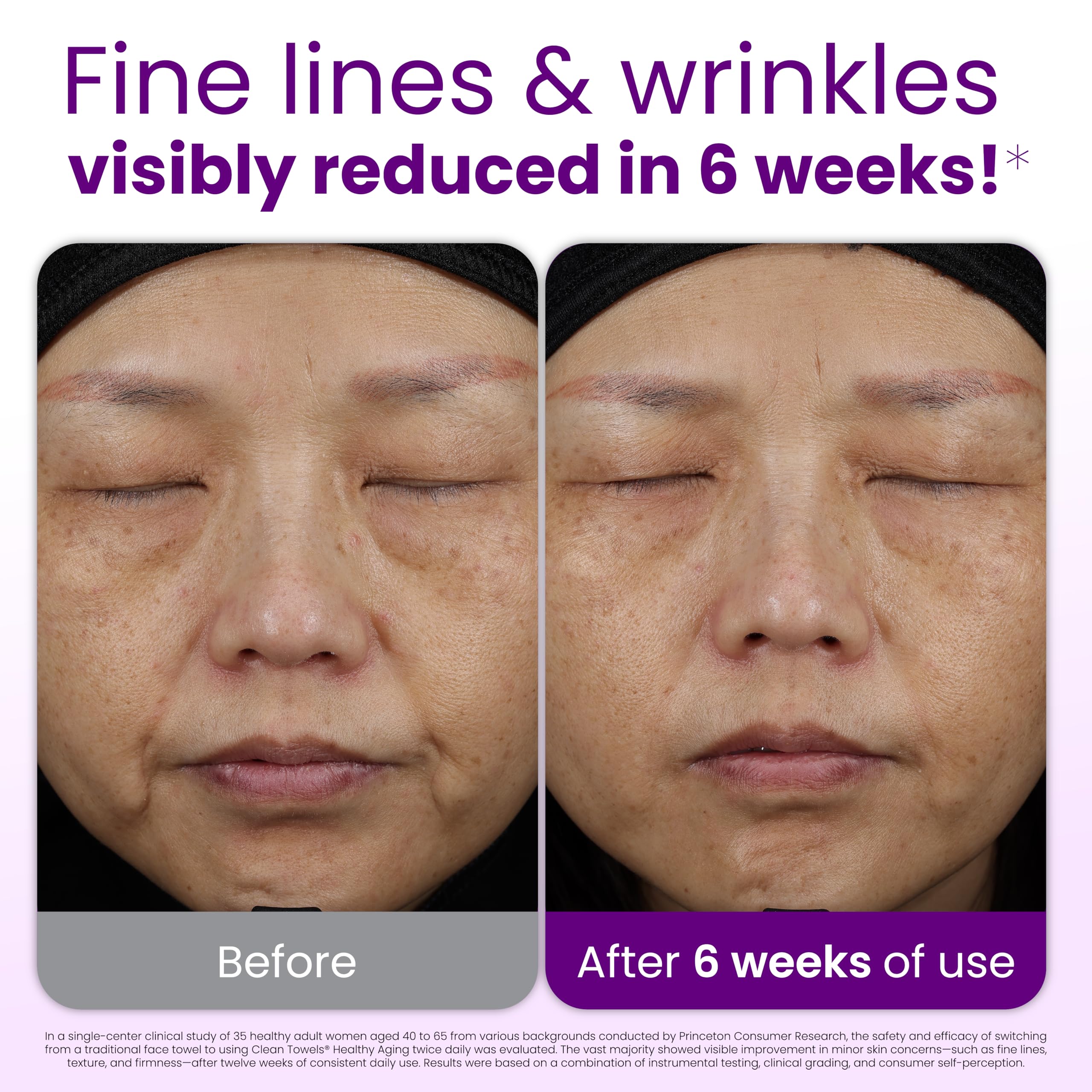 Clean Skin Club glycerin-infused dry facial towel closeup for hydration