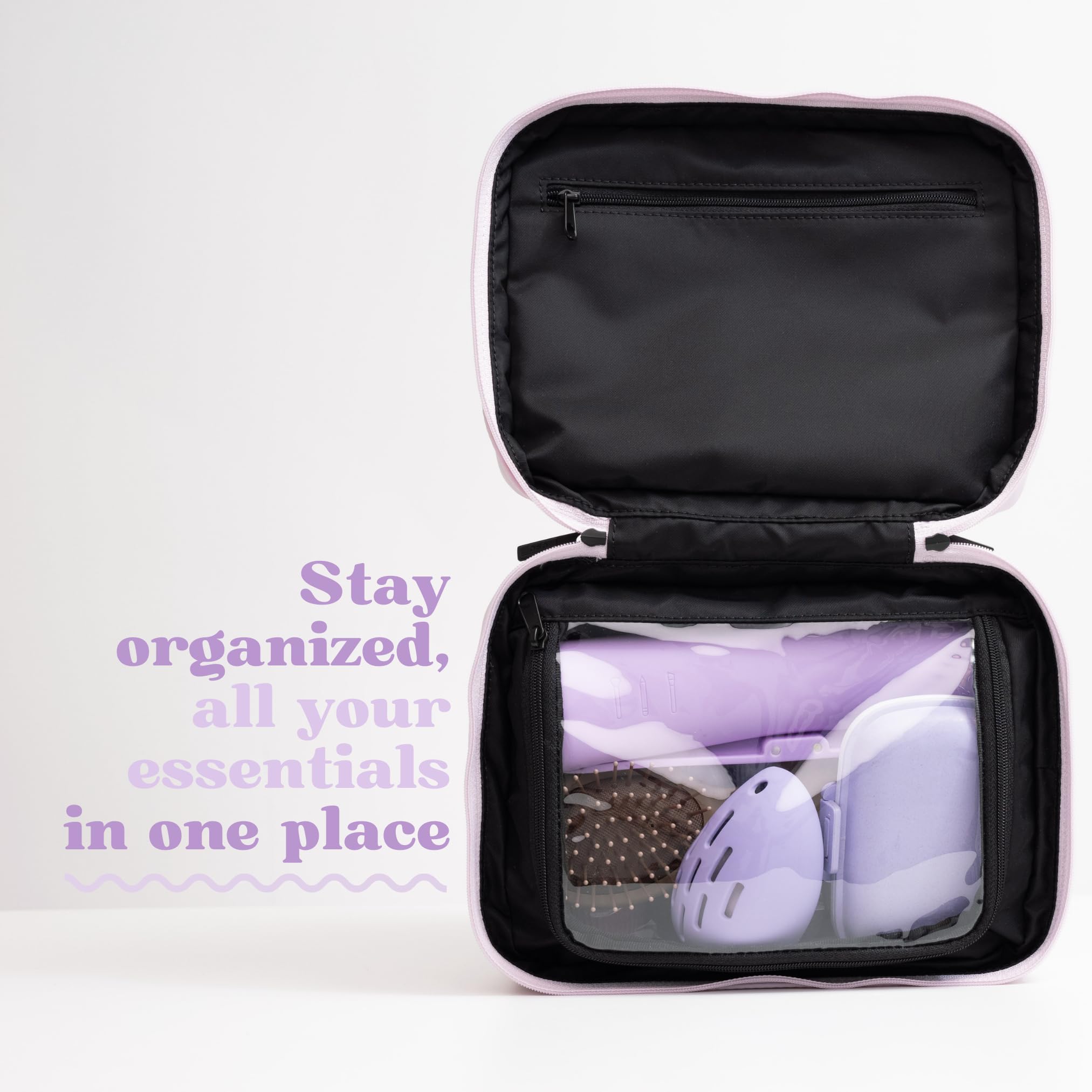 CLEAN SKIN CLUB Stain-resistant interior simplifies quick cleaning after trips
