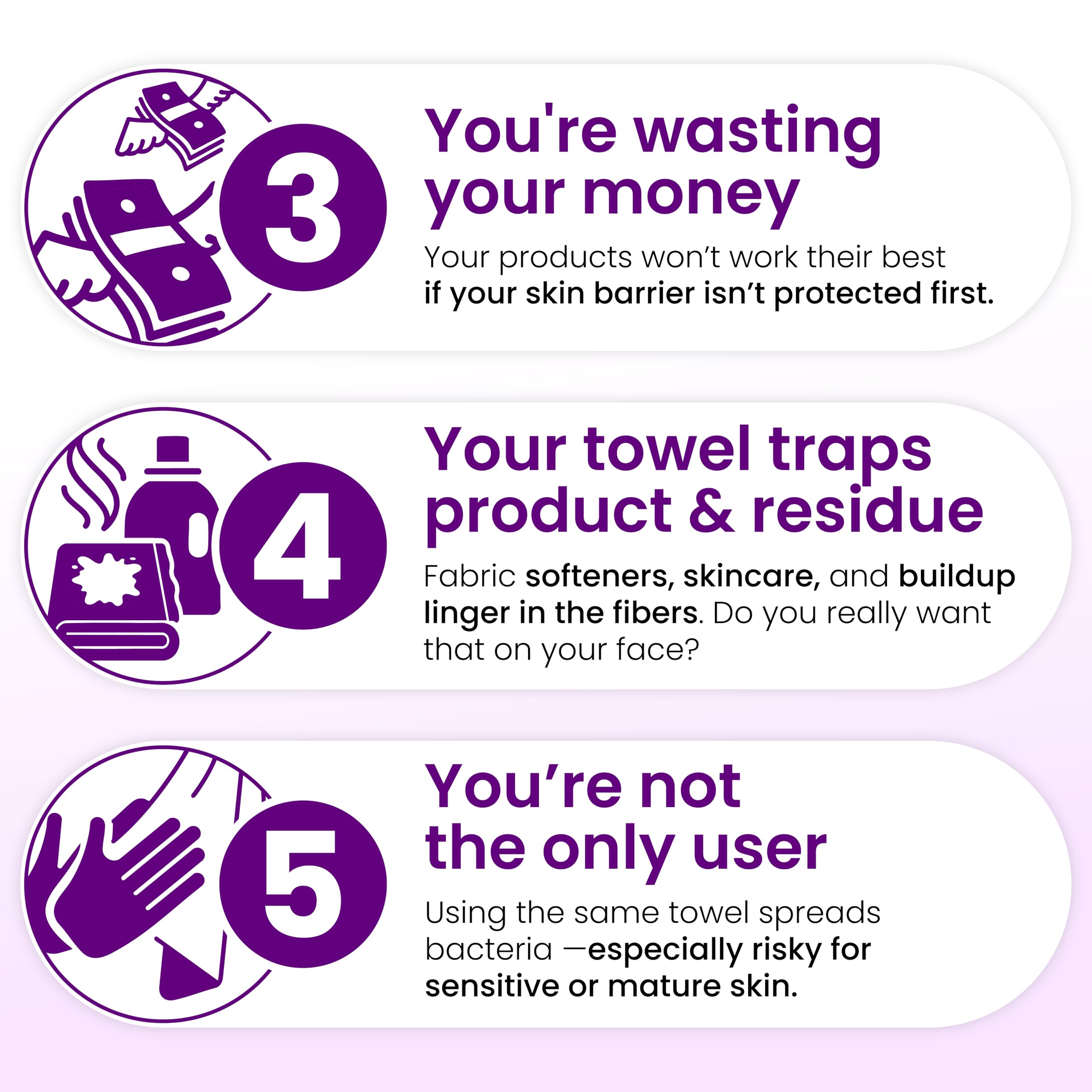 Clean Skin Club travel-friendly towels in compact kit setup