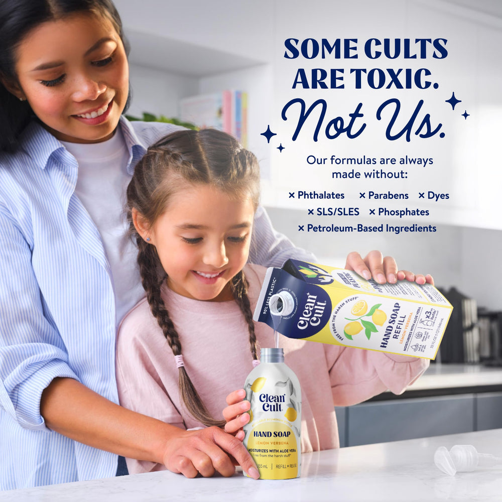 Cleancult Essential oils droplets capturing refreshing lemon scent