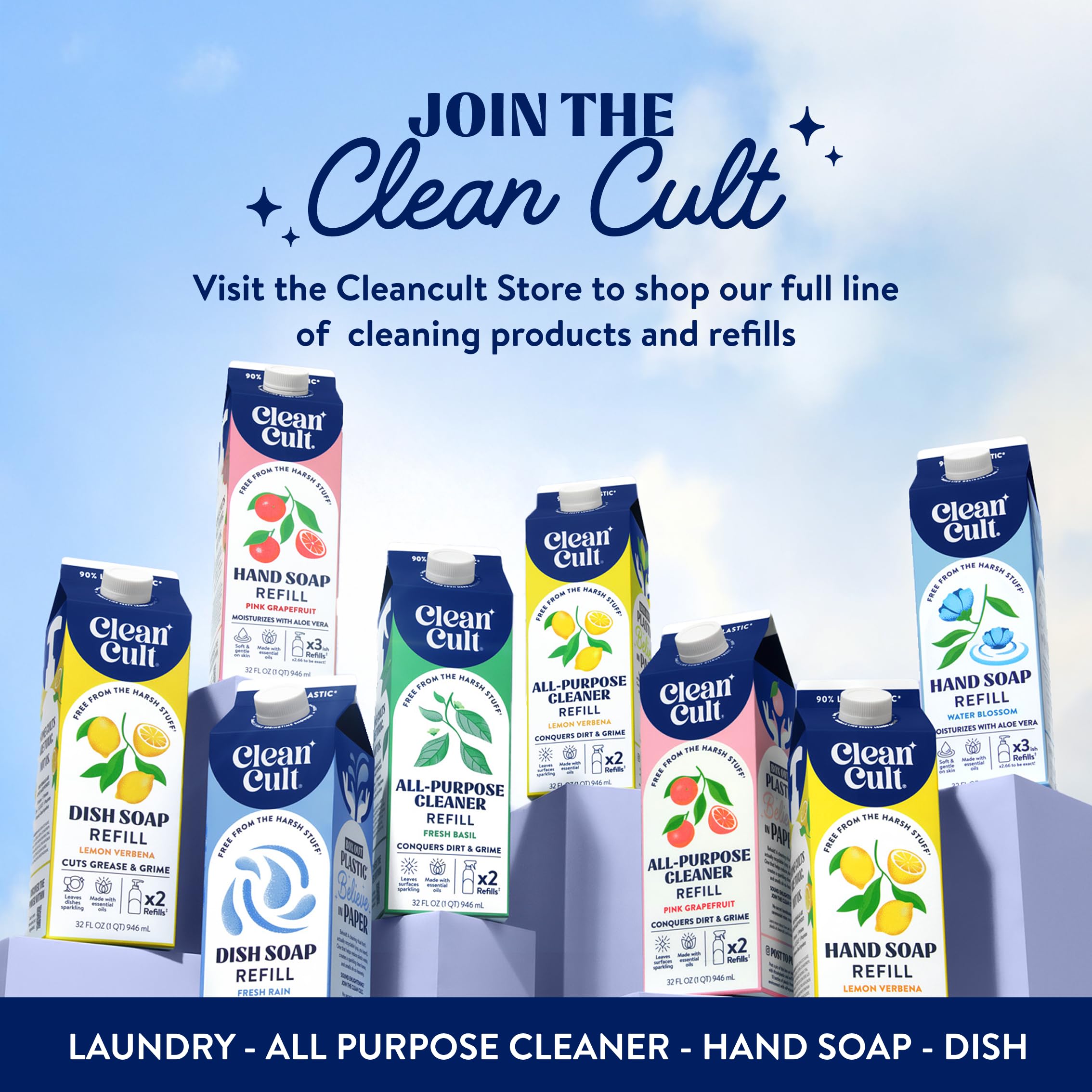 Cleancult Lemon Verbena foam lather close-up
