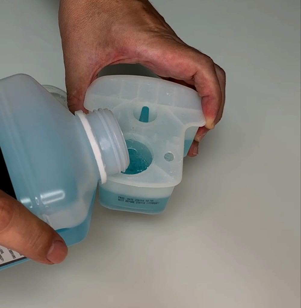 Cleanu easy-instructions shake-rinse shows simple maintenance steps