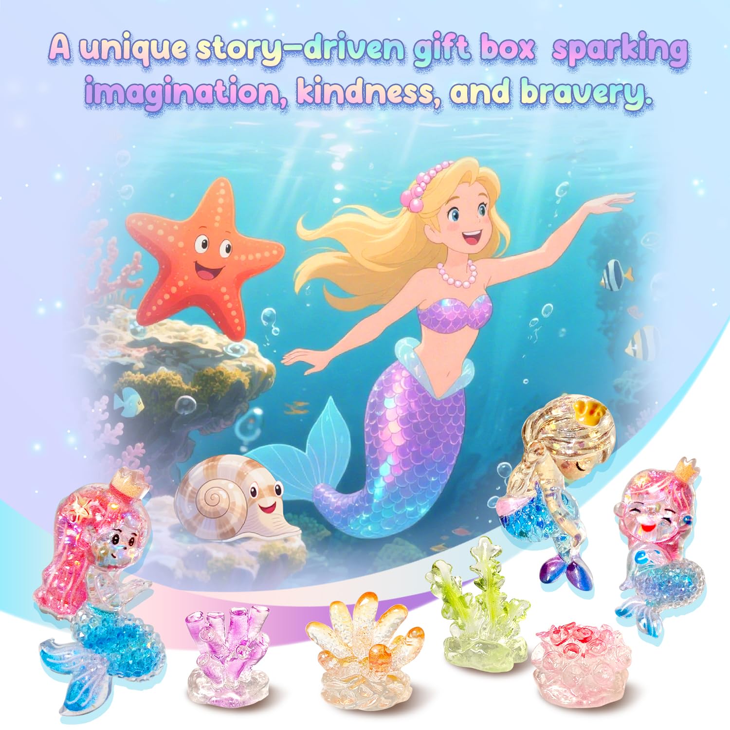 Clear and Fresh mermaid bath bombs inspire storytelling and undersea adventures