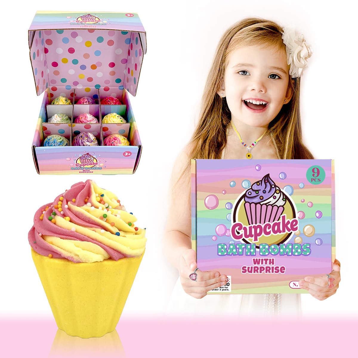 Clear and Fresh organic kids bath bombs are gentle for sensitive skin and tub-safe.