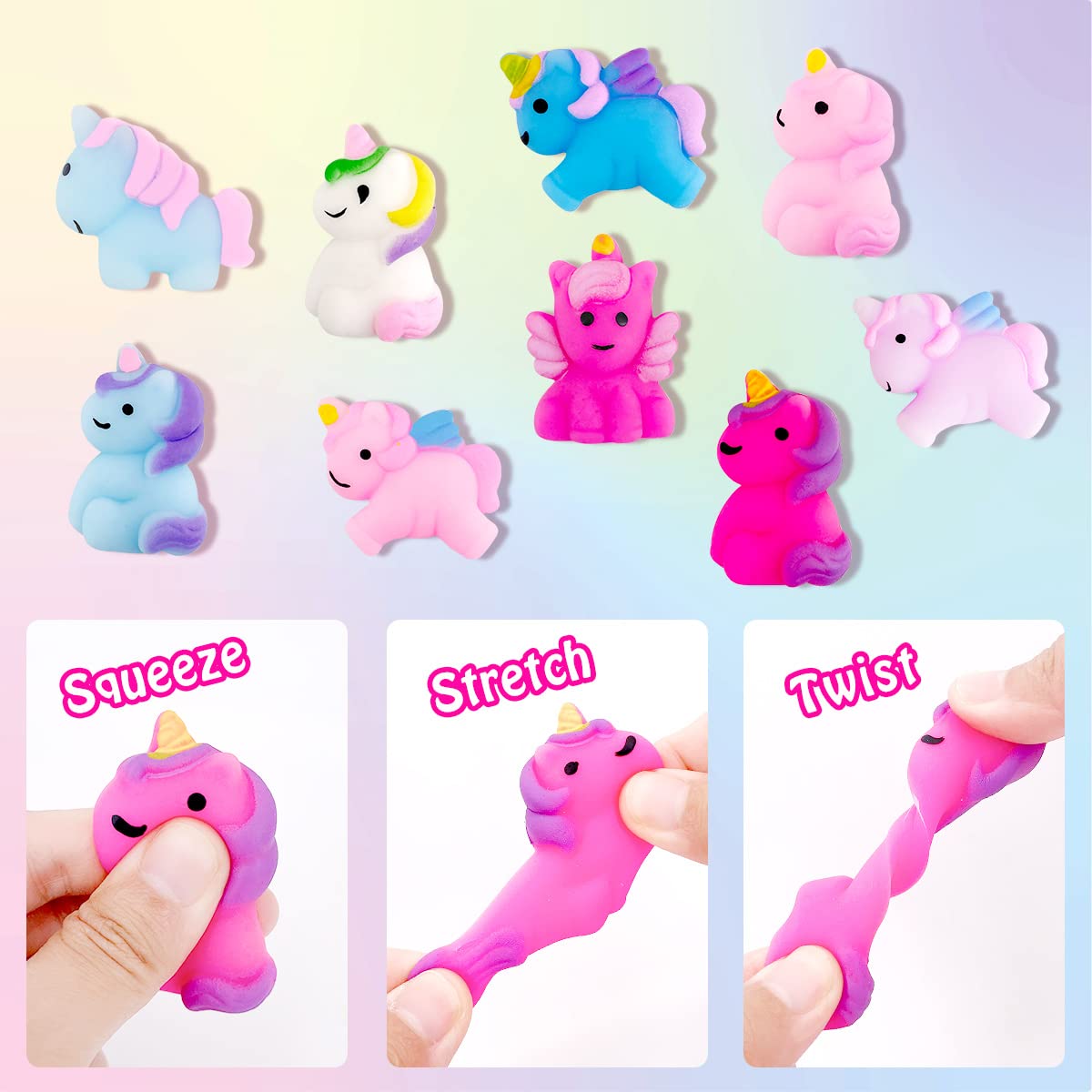 Clear and Fresh unicorn-bath-bombs-squishy-toy-reveal captures surprise inside and adds tactile joy for kids.